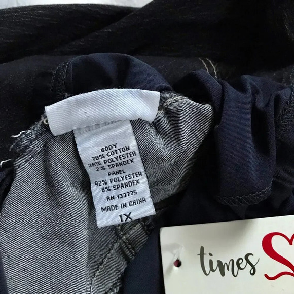 Times Two Maternity NWT Bootcut Jeans Women 1X - Picture 8 of 9